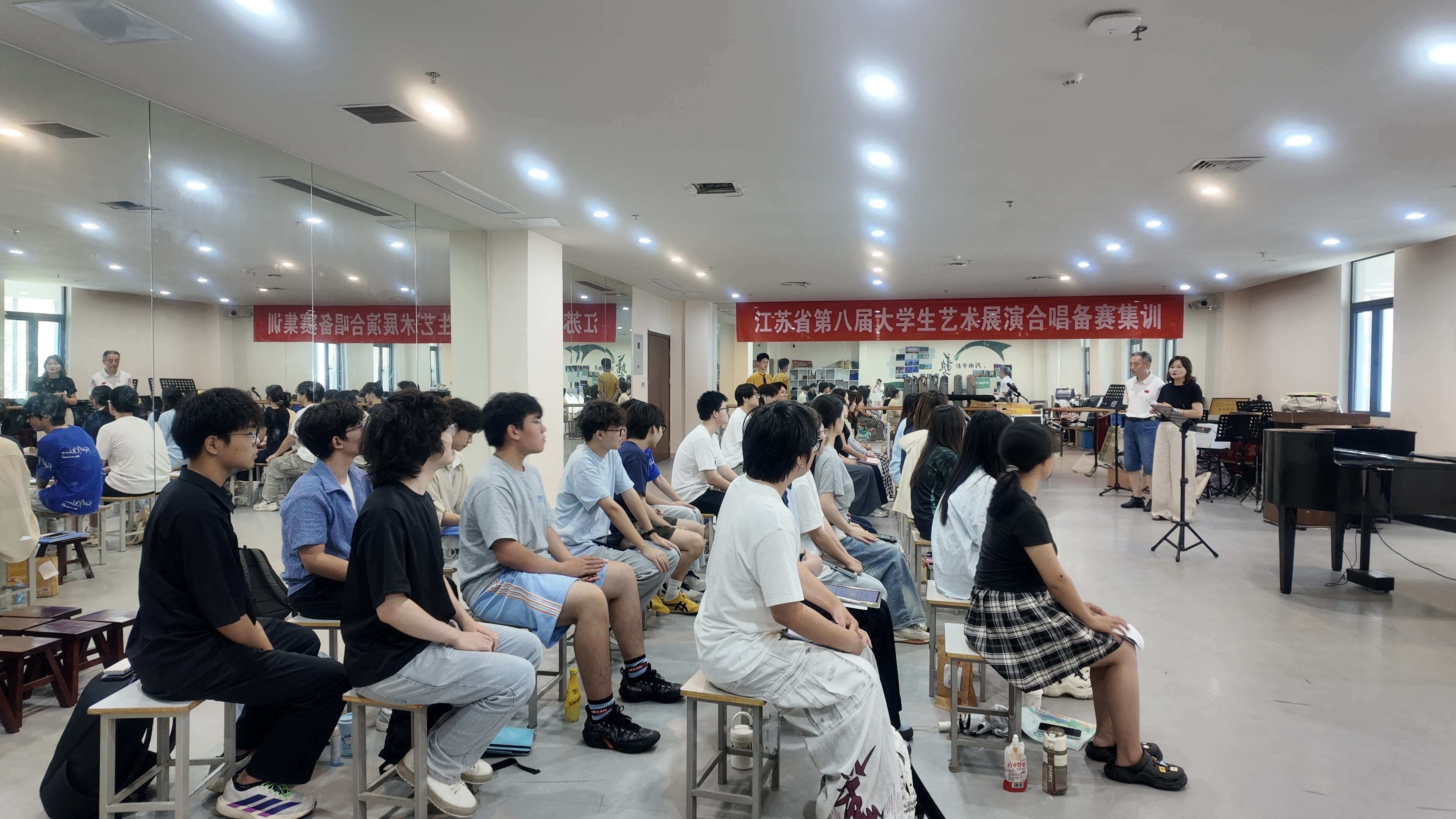 我校开展暑期集训 全力备战江苏省第八届大学生艺术...